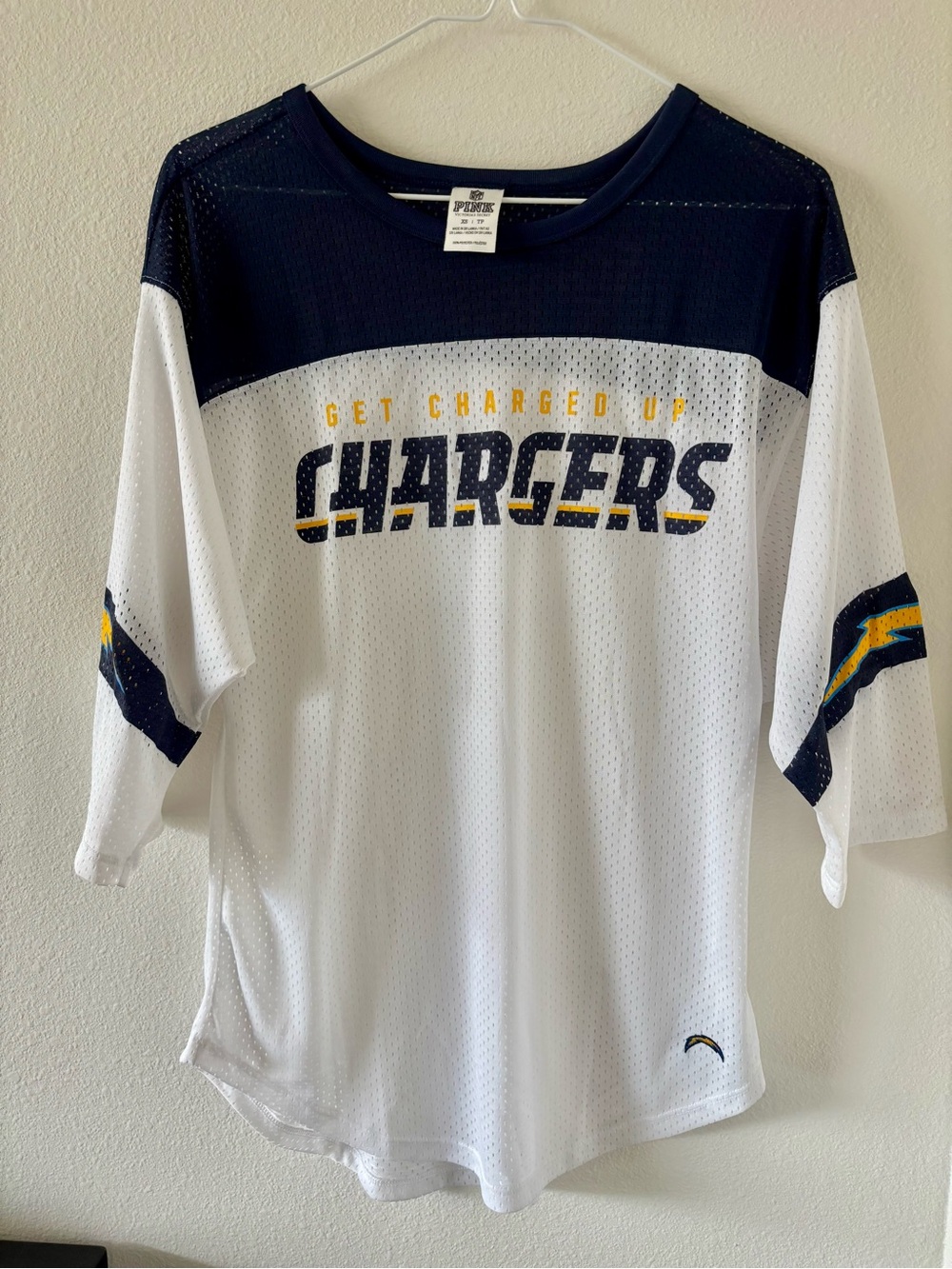 PINK Victoria's Secret Chargers Top Jersey